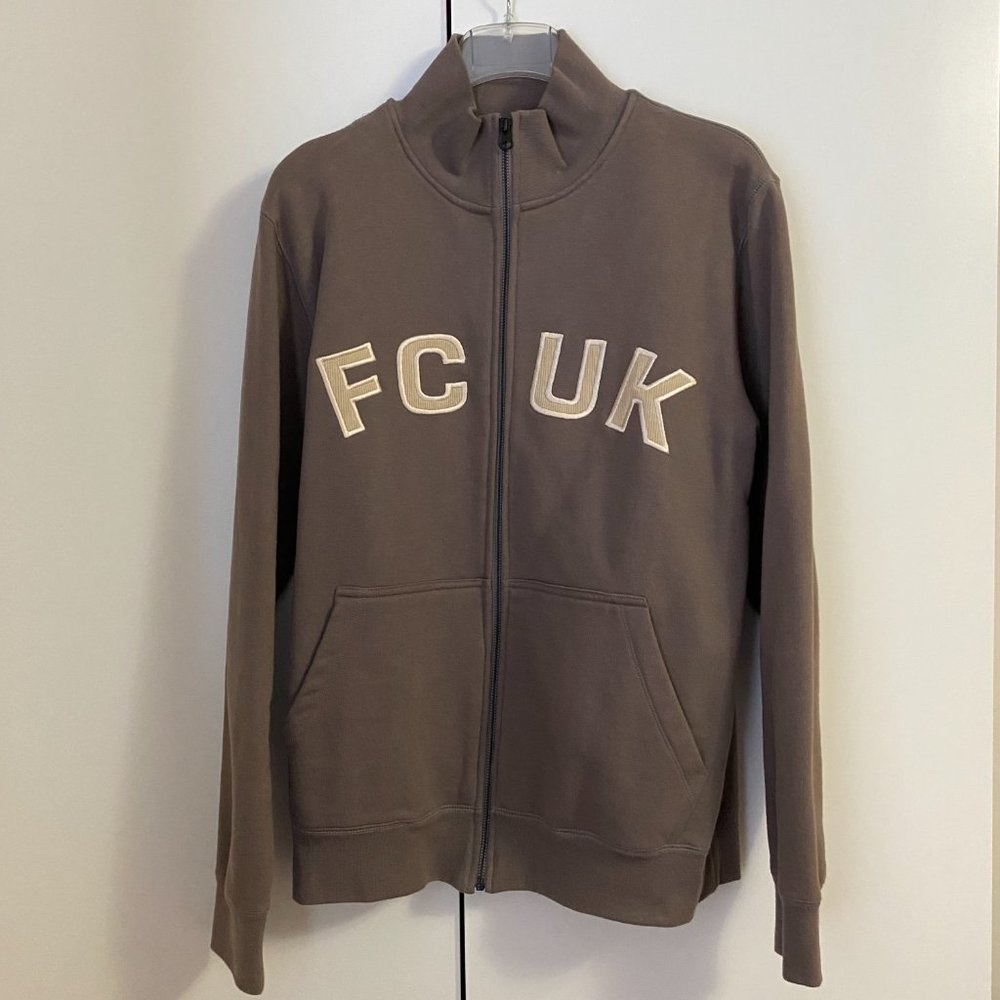 French Connection FCUK Zip-up Sweatshirt Large